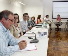 Secretária da Família e Desenvolvimento Social e presidente do Provopar Estadual, Fernanda Richa, participa da reunião da CIB.Foto:Rogério Machado/SEDS