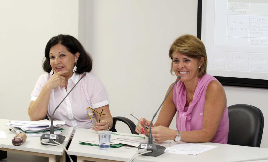 Secretária da Família e Desenvolvimento Social e presidente do Provopar Estadual, Fernanda Richa, participa da reunião da CIB.Foto:Rogério Machado/SEDS