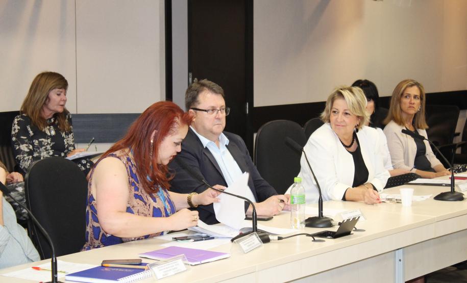 Secretária da Família e Desenvolvimento Social, Nádia Moura, participa da reunião do CIB - Foto: Aliocha Maurício/SEDS