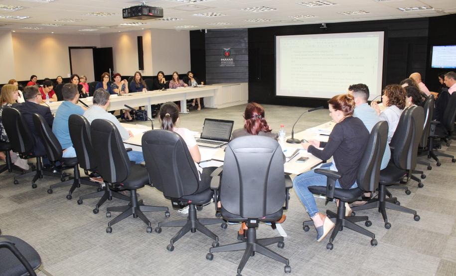 Secretária da Família e Desenvolvimento Social, Nádia Moura, participa da reunião do CIB - Foto: Aliocha Maurício/SEDS